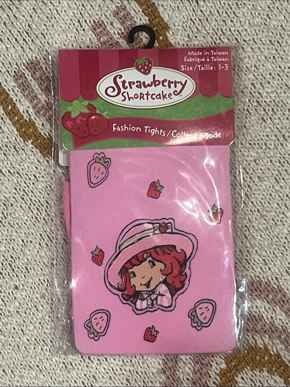 Strawberry Shortcake Pink Fashion Tights kids age 1-3